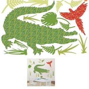 Zoo-Wallogy AMOS THE CROCODILE WALL ART KIT by Wall Pops
